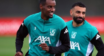 Alexander Isak i Mohamed Salah 