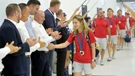 Doček hrvatskih olimpijaca u zagrebačkoj zračnoj luci