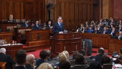 Aleksandar Vučić na sjednici u Skupštini Srbije