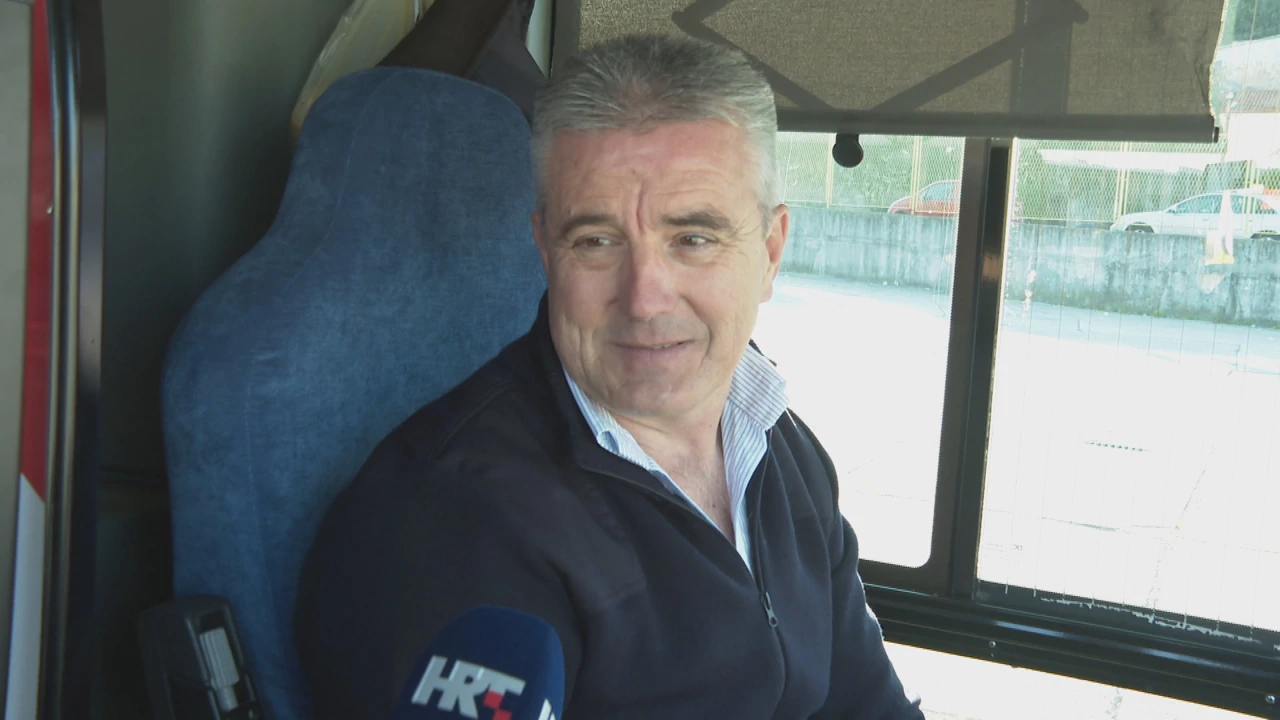 Vozač autobusa Mirko Božidar, Foto: HTV/HRT