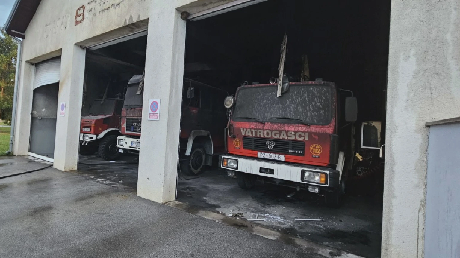 Požar u vatrogasnom domu općine Brestovac