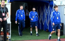Obilazak terena prije utakmice Ballkani - Dinamo, Foto: Marko Lukunić/PIXSELL