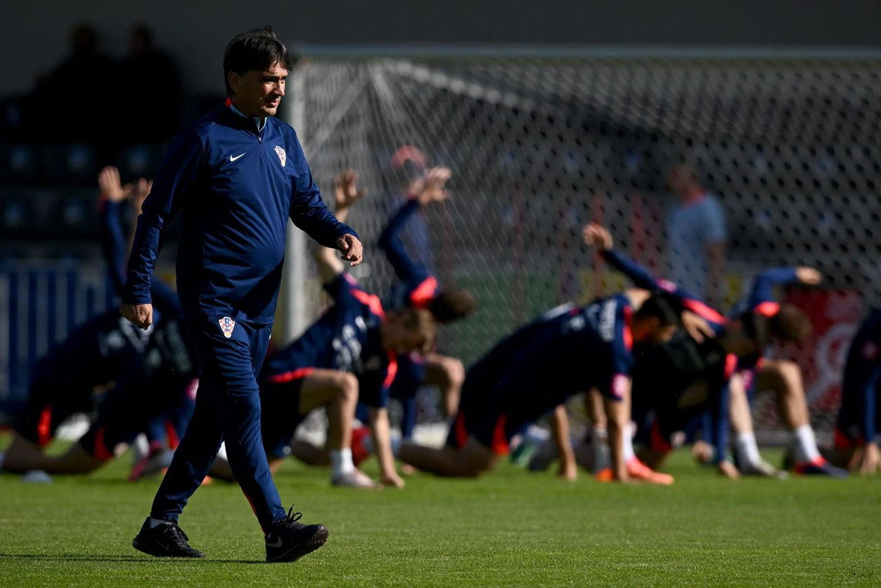 Trening Hrvatske u Neuruppinu, Foto: Marko Lukunic/PIXSELL