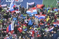 Hrvatski navijači u Kranjskoj Gori, Foto: Igor Soban/PIXSELL