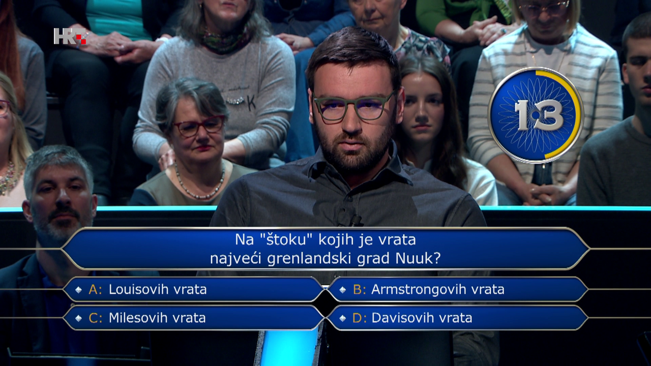  Luka Čmrlec, Foto: Tko želi biti milijunaš?/HRT