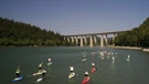 Jezero Bajer u znaku SUP regate i svečanog otvaranja Šetnice Kreše Golika
