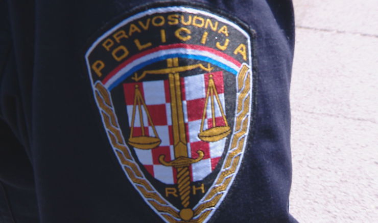 Prosvjed Sindikata pravosudne policije ispred Ministarstva pravosuđa
