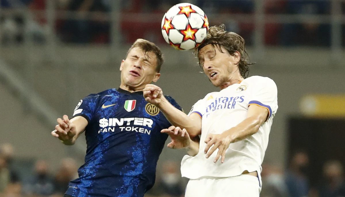Nicolo Barella i Luka Modrić , Foto: Alessandro Garofalo/REUTERS