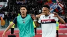 Dan Ndoye i Nikola Moro slave gol