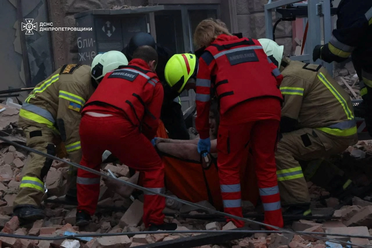 Napad na Dnjipro, Foto: Press service of the State Emergency Service of Ukraine/Reuters