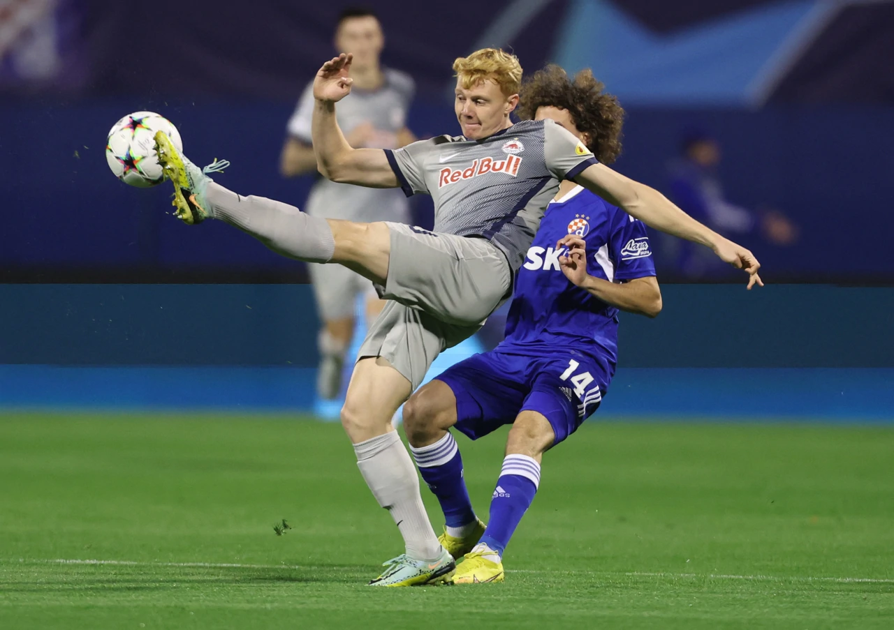 Detalj s utakmice Dinamo - Salzburg