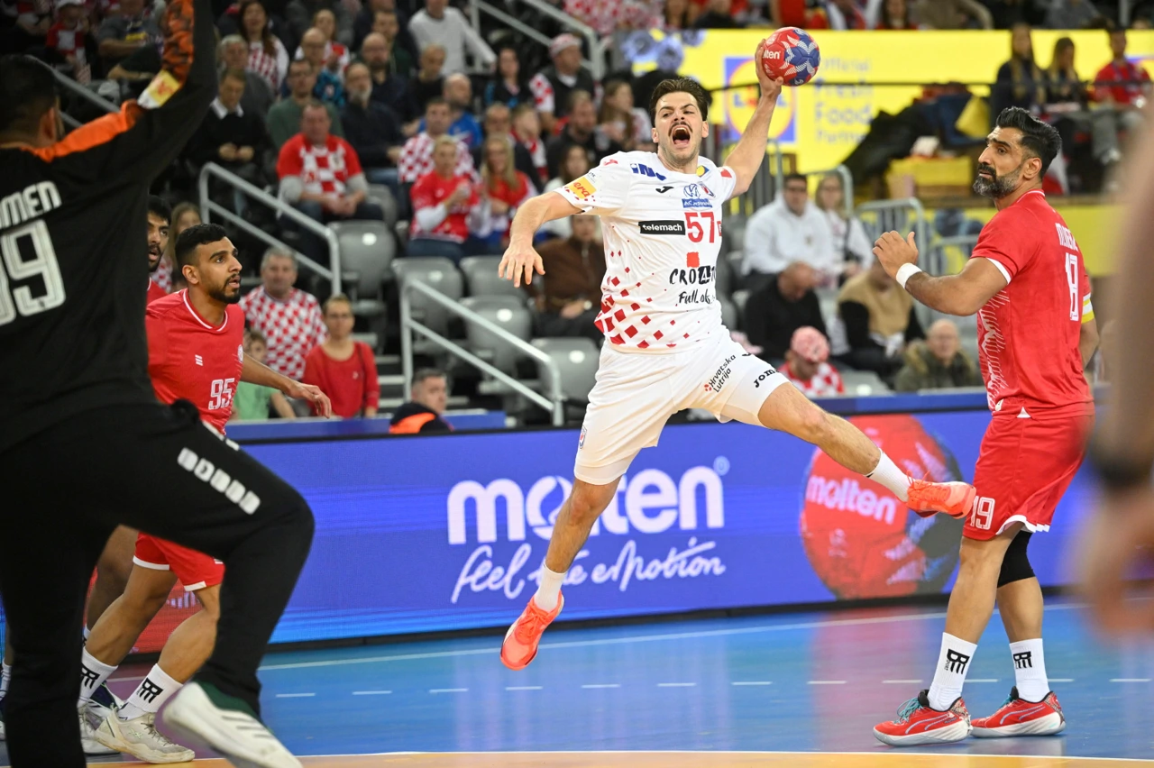Hrvatska - Bahrein. Filip Glavaš , Foto: Damir Krajac /CROPIX