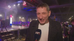 Mirza Džomba na dočeku u Rijeci, Foto: HTV/HRT