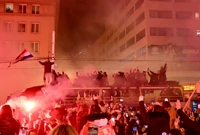 Dolazak Vatrenih na Trg bana Jelačića, Foto: Davor Puklavec /Pixsell