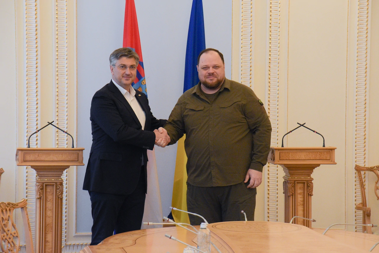 Plenković u Kijevu, Foto: Vlada/HRT