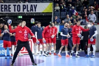 Zagrijavanje uoči utakmice Hrvatska - Francuska, Foto: Sanjin Strukić/PIXSELL