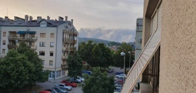 Pogled na požar u Zaprešiću iz zagrebačke Malešnice, Foto: Mirna Budeč/HRT