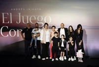 Andres Iniesta s obitelji na oproštaju, Foto: Albert Gea/REUTERS