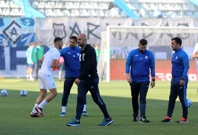 Zagrijavanje uoči Rijeka - Dinamo, Foto: Goran Kovacic/PIXSELL