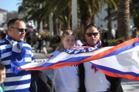 Navijači u Splitu uoči utakmice Hajduk - Rijeka , Foto: Nikola Vilic /CROPIX