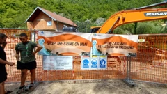 Gradnja hidrocentrale na vrelu Une