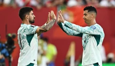 Ruben Neves i Cristiano Ronaldo, Foto: Dylan Martinez/REUTERS