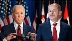 Joe Biden i Olaf Scholz 