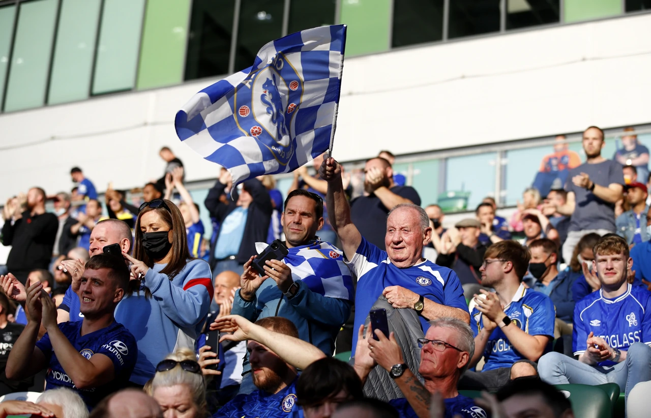 Navijači Chelseaja u Belfastu, Foto: Jason Cairnduff/Reuters