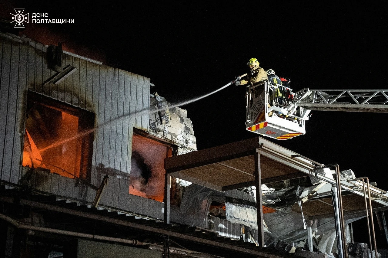 Ruski napad na Poltavu, Foto: Press service of the State Emergency Service of Ukraine in Poltava Region/Reuters