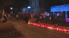 Svijeće ispred bolnice u Klaićevoj za preminulu djevojčicu
