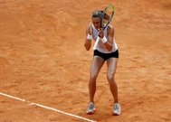 Petra Martić u četvrtfinalu Rima protiv Amerikanke Jessice Pegule, Foto: Guglielmo Mangiapane/REUTERS