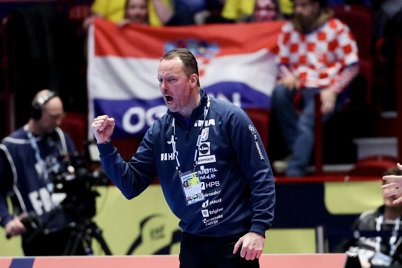 Hrvatska - Švicarska. Dagur Sigurdsson  , Foto: Sanjin Strukic/PIXSELL