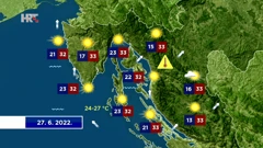 Prognoza vremena, Foto: HRT/HTV