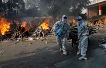 Masovna kremacija žrtava Covida u Indiji, Foto: Adnan Abidi /Reuters