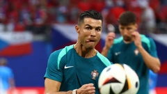 Cristiano Ronaldo u zagrijavanju prije utakmice, Foto: Lisi Niesner/REUTERS