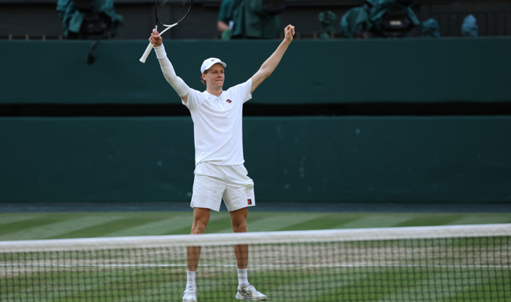 Jannik Sinner nakon osvajanja Wimbledona