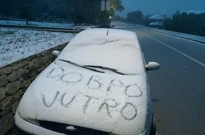 snijeg u Komiži, Foto: Ivo Kamenjarin/-