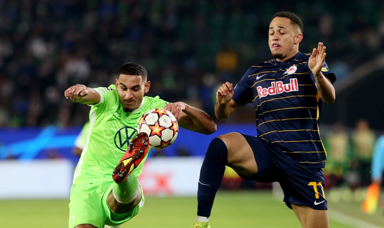 Dvoboj Wolfsburga i Salzburga, Foto: Cathrin Mueller/ REUTERS