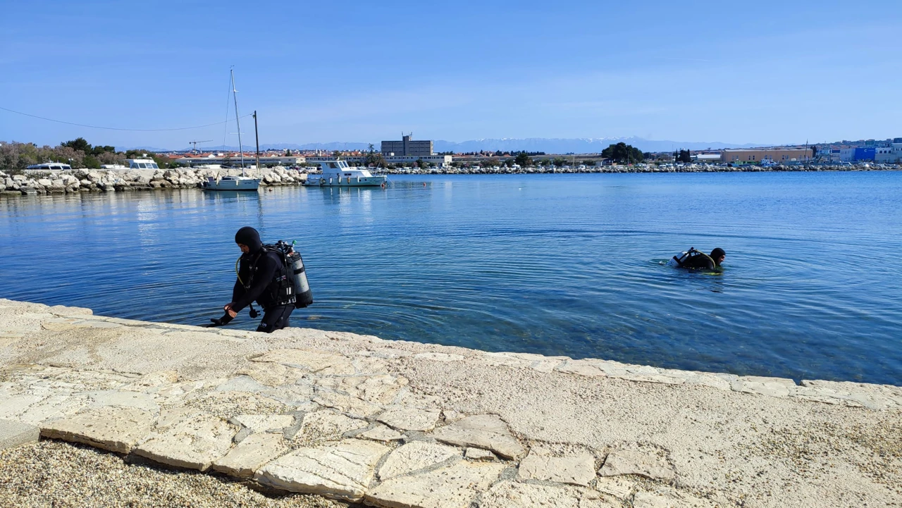 Čišćenje podmorja u eko akciji na Punti Bajlo, Foto:  Goran Paleka /Radio Zadar