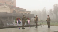 Polaganje vijenaca na Mirogoju, Foto: HTV/HRT
