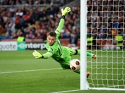 Ademola Lookman zabija drugi pogodak Bayer Leverkusenu, Foto: Andrew Boyers/REUTERS