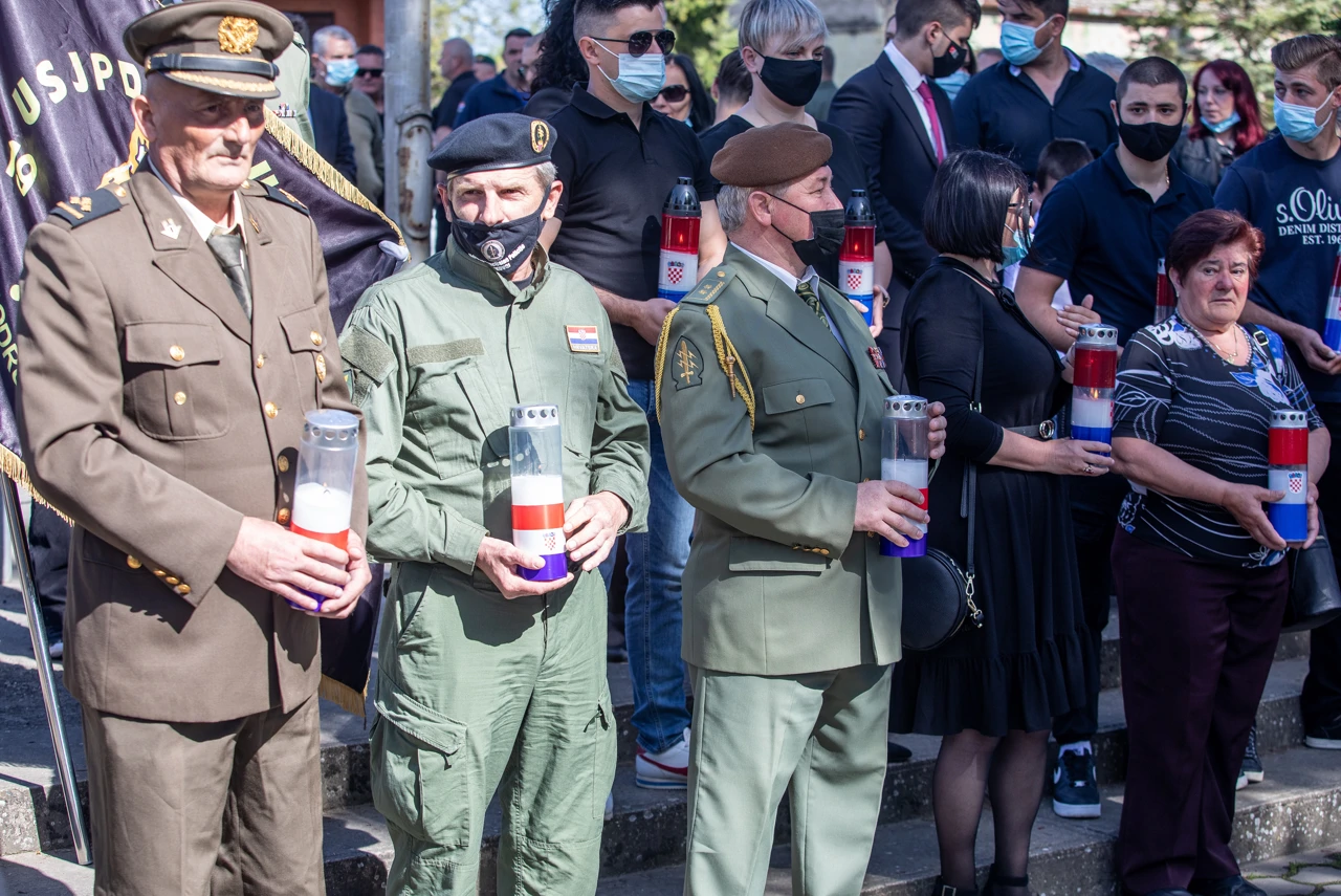 Obilježavanje 30. obljetnice tragične pogibije 12 redarstvenika, Foto: Davor Javorović/PIXSELL