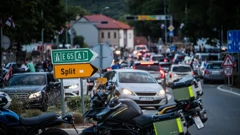 Promet u Sinju dan prije koncerta Marka Perkovića Thompsona