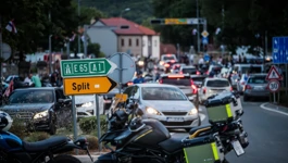 Promet u Sinju dan prije koncerta Marka Perkovića Thompsona