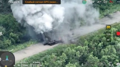 Ukrajinske snage gađale ruski tenk u blizini Bahmuta