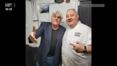 Neno Mladenović i Jay Leno, Foto: Dobro jutro, Hrvatska/HRT