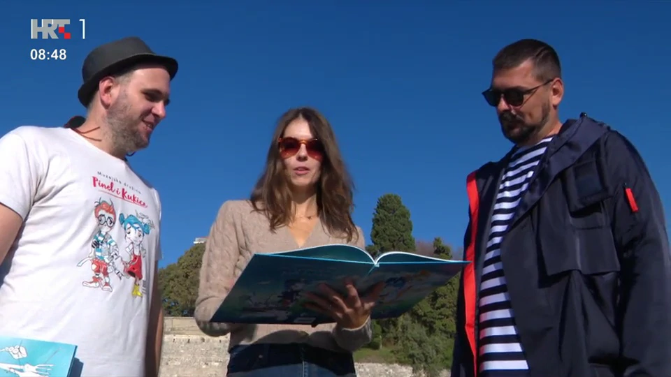 Marin Franić, Sara Stručić i Božidar Blaslov