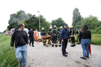 Vatrogasci spašavali čovjeka koji je zapeo između tračnica na Hendrixovu mostu, Foto:  Boris Scitar/PIXSELL