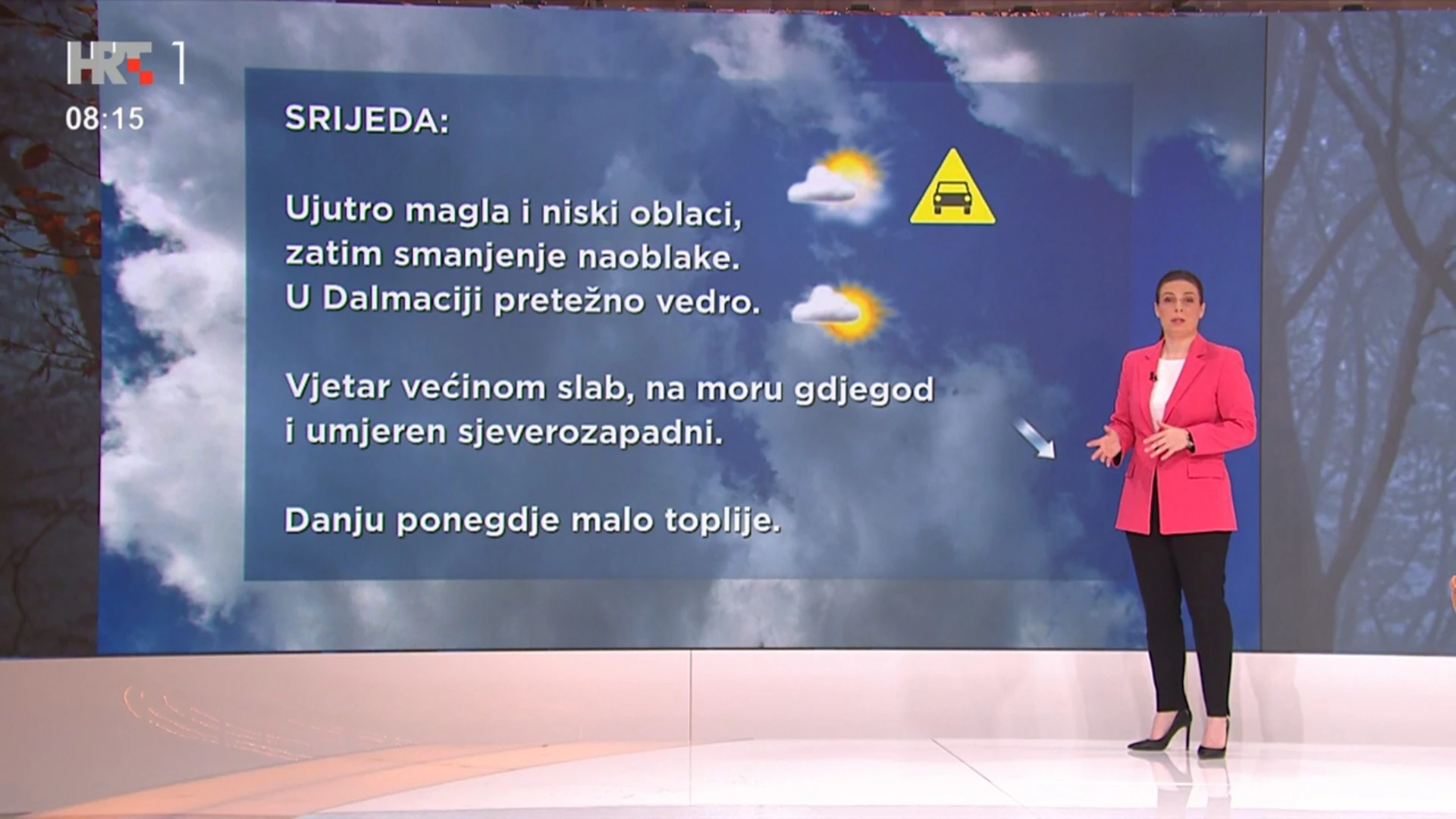 I srijeda na moru i uz njega većinom sunčana, a sjevernije magla, oblaci