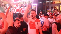 Navijači u Hamburgu uoči utakmice, Foto: Ante Cizmic/CROPIX